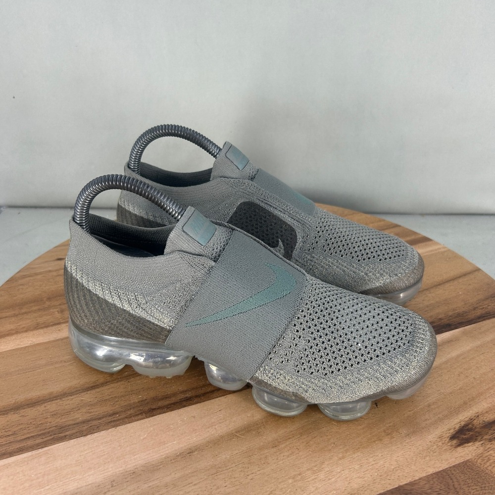 Nike Air VaporMax SE Laceless River Rock Grey AA4155-013 Womens Size 7.5